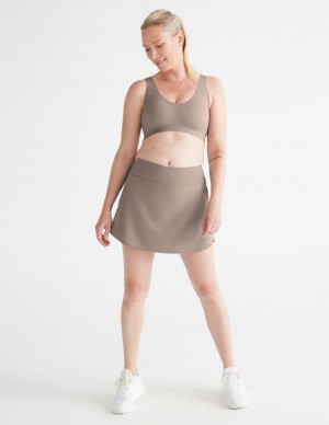 Beige Knix Sport Skort Skirts | ENYBJM-907