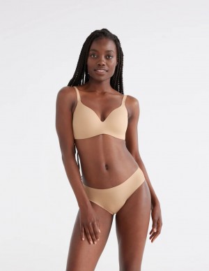 Beige Knix Super Leakproof® No-Show Bikini Bottoms | IPOFDK-269