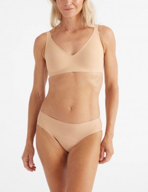 Beige Knix Ultra Leakproof Zones Bikini Bottoms | BKISAN-456