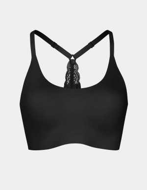 Black Knix Lace Racerback Bras | GBTDUO-513