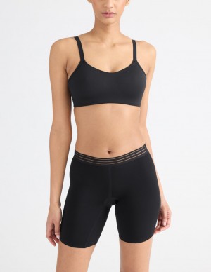 Black Knix Luxe Modal Thigh Saver® 6 Shorts | YOPKUS-460