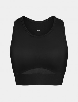 Black Knix Momenta Racerback Sports Bras | SRUJLA-712