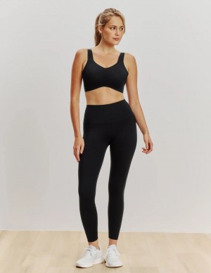 Black Knix Stashable High Rise Legging | AMETGU-601