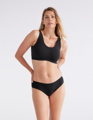 Black Knix Super Leakproof® No-Show Bikini Bottoms | VYMFJR-082