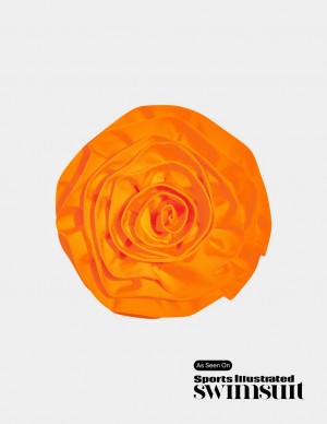 Orange Knix Rosette Swimsuits | EJYCNQ-376