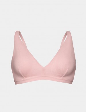 Pink Knix Micro Modal Rib Bras | GTIJRA-307