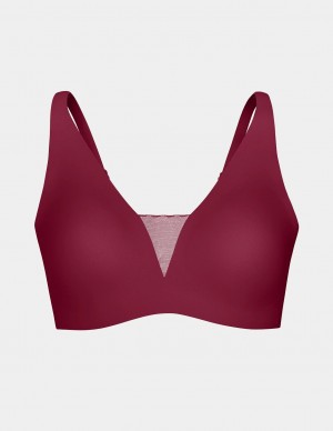 Red Knix Revolution Shadow Mesh Bras | LNKBIF-693