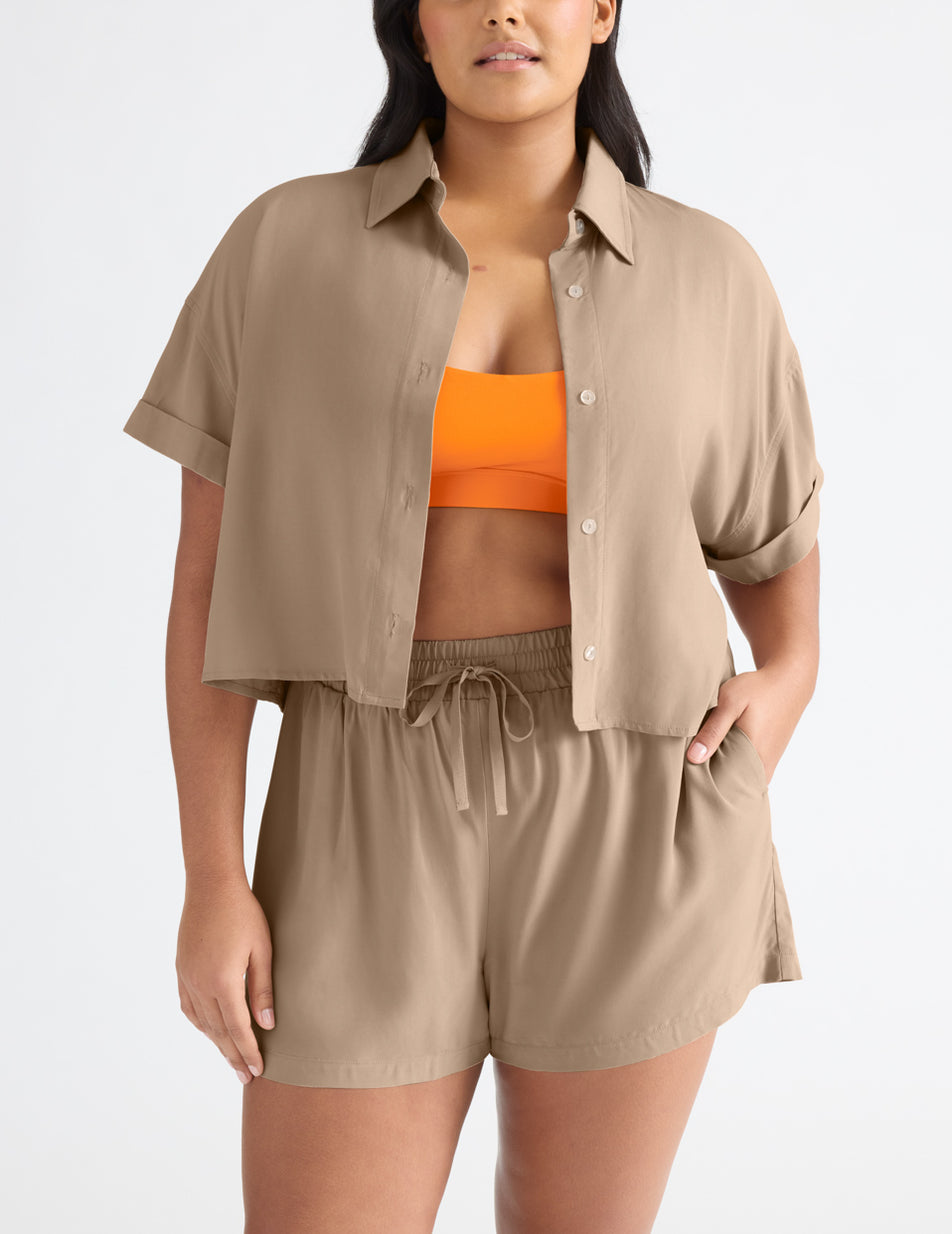 Apricot Knix Poolside Shirts | SKVGYT-743