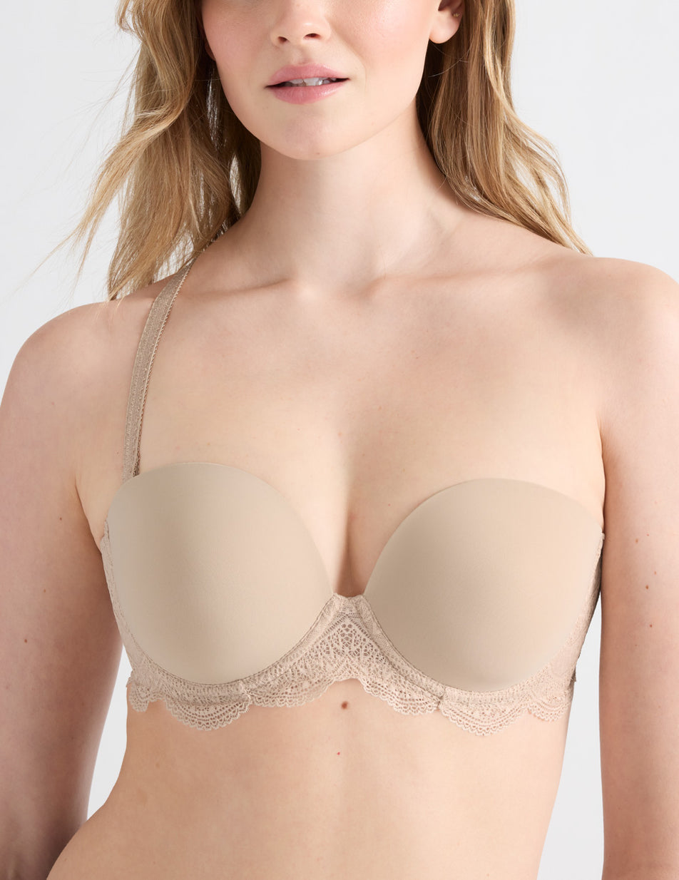 Beige Knix Karma Seamless Bras | GUXPSV-607