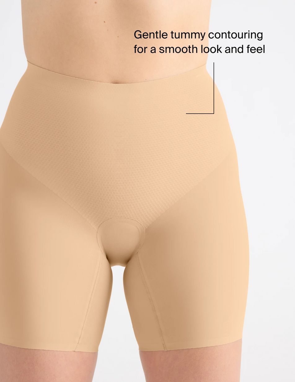 Beige Knix Leakproof Contour Thigh Saver® 6 Shorts | HPFDVX-302