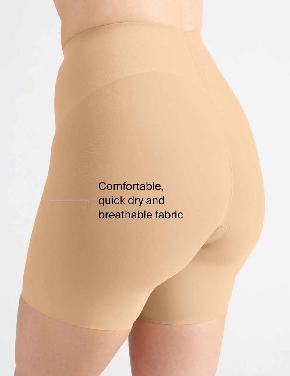 Beige Knix Leakproof Contour Thigh Saver® 6 Shorts | HPFDVX-302