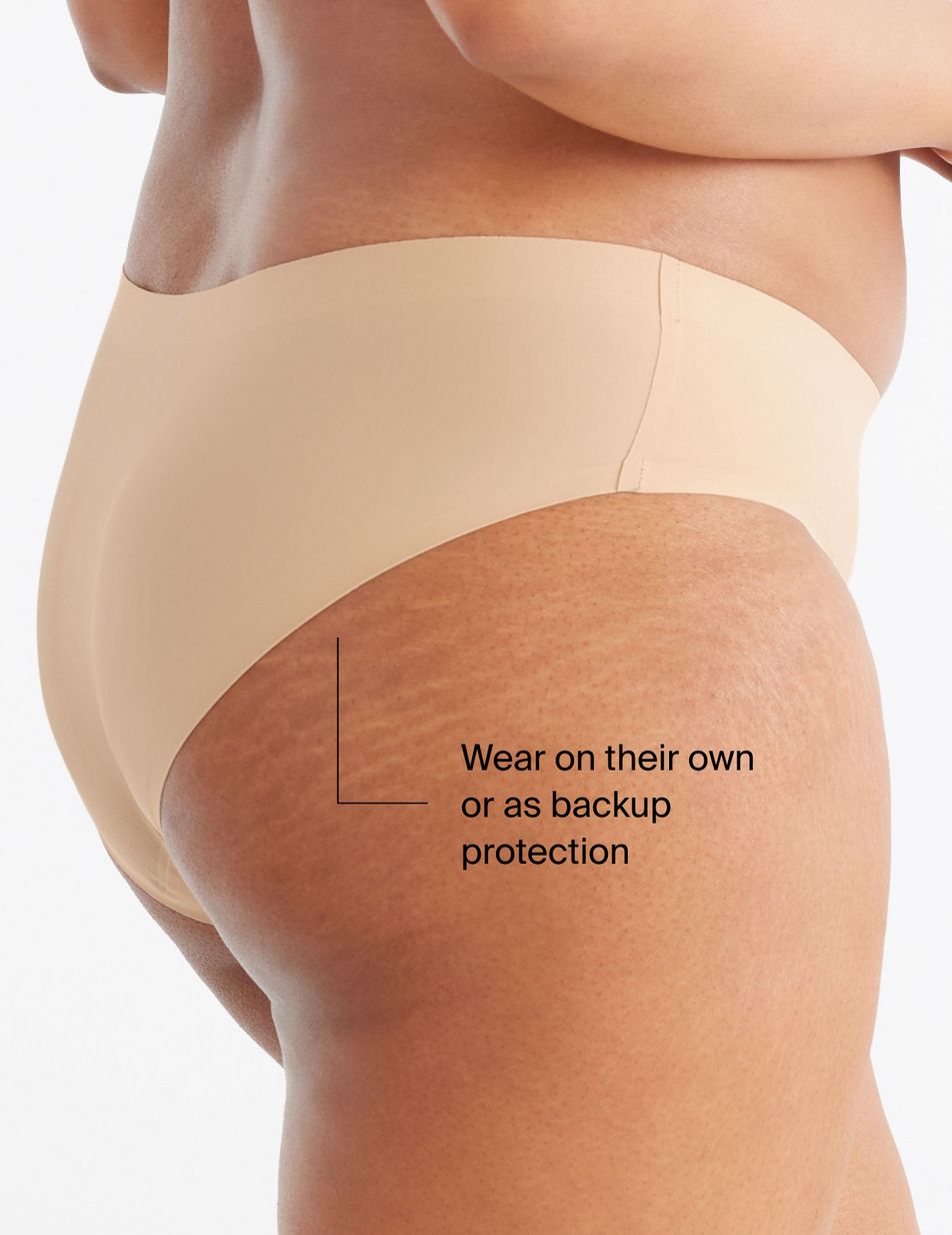 Beige Knix Light Leakproof No-Show Bikini Bottoms | SKLRXT-526