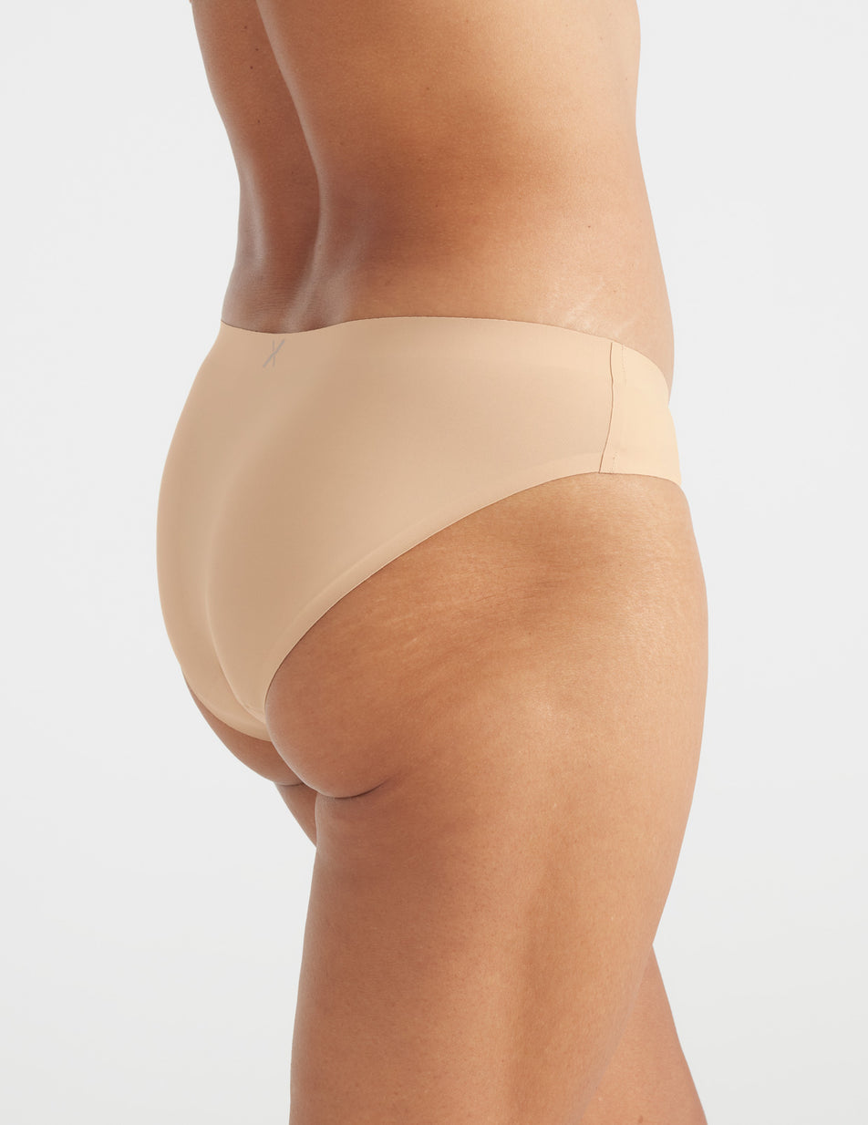 Beige Knix Light Leakproof No-Show Cheeky Underwear | XZAVUH-135