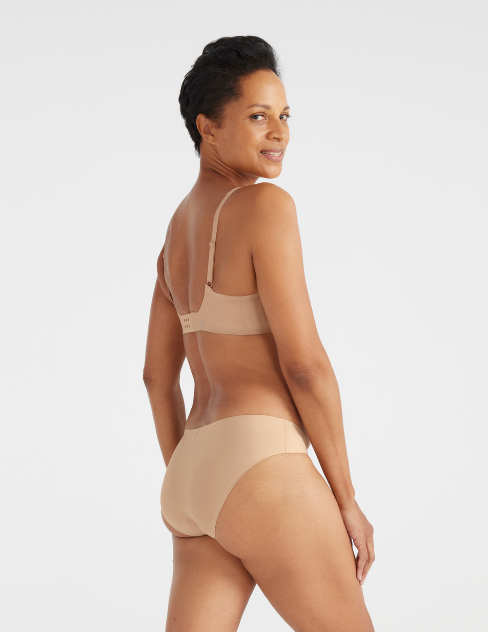 Beige Knix Light Leakproof No-Show Cheeky Underwear | XZAVUH-135