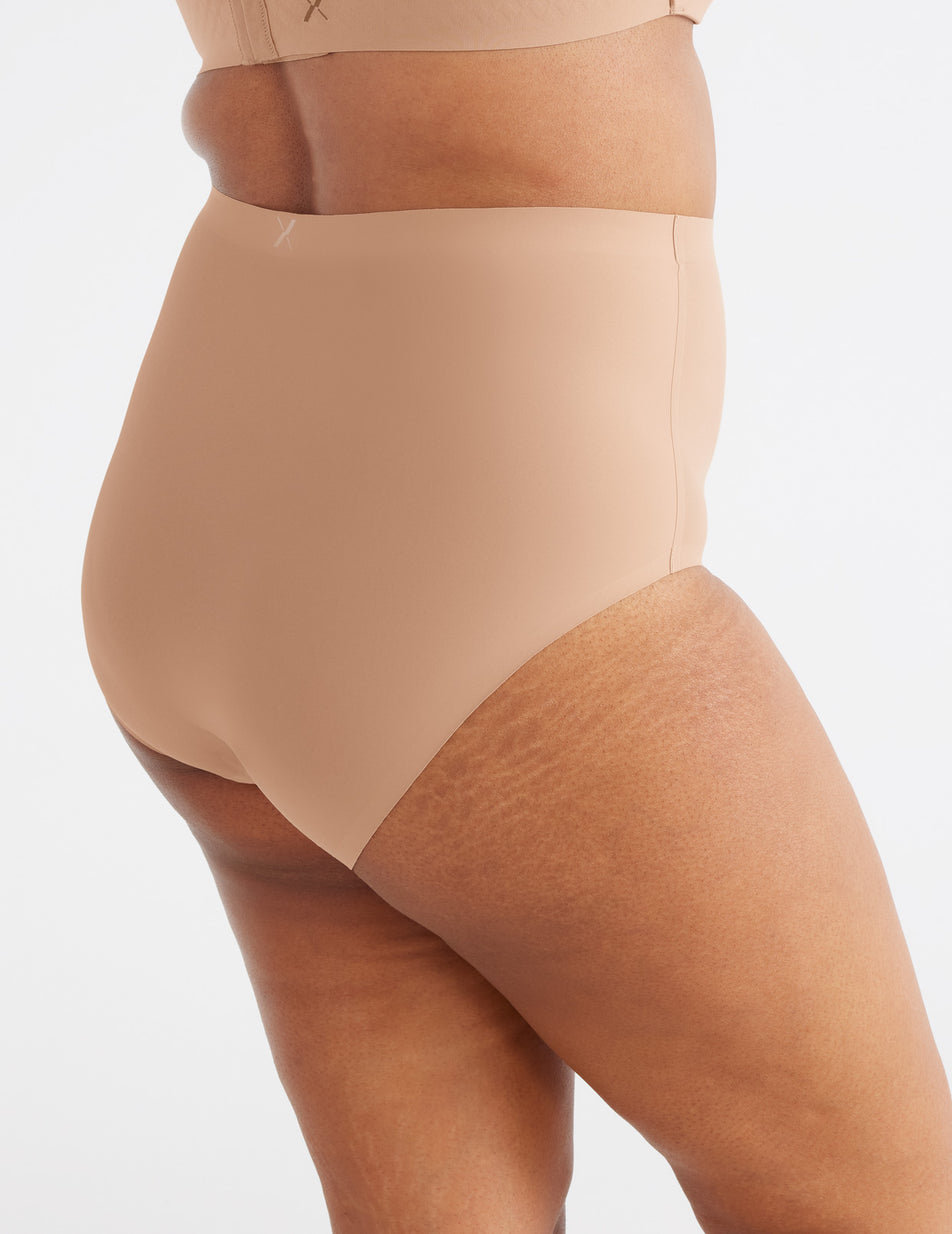 Beige Knix Light Leakproof No-Show High Rise Underwear | CZBVLT-850