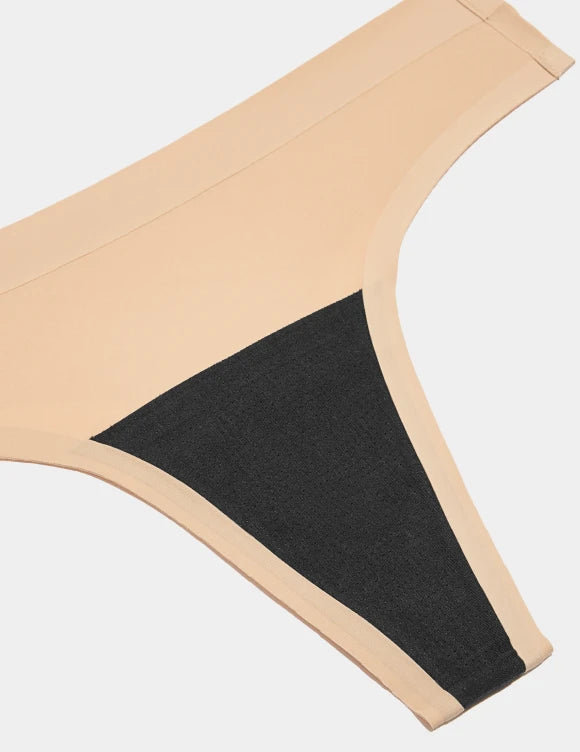 Beige Knix Light Leakproof No-Show Thong | WTOHLB-546