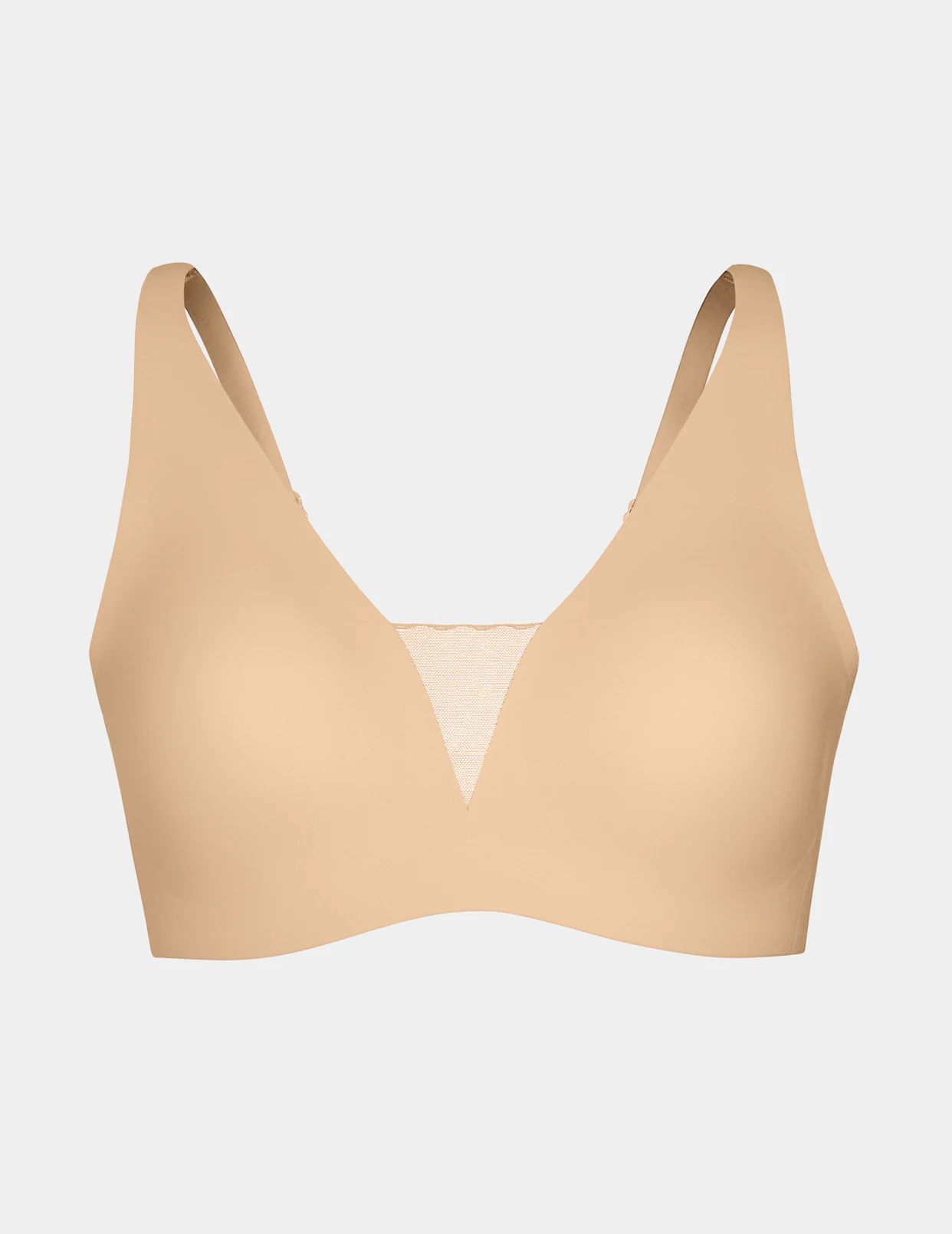 Beige Knix Revolution Shadow Mesh Bras | COLGSM-357