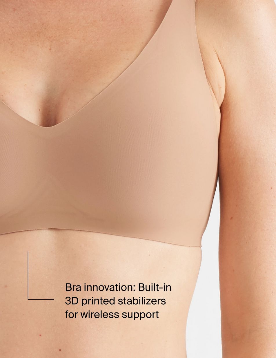 Beige Knix Revolution V-Neck Bras | OUGYWP-083