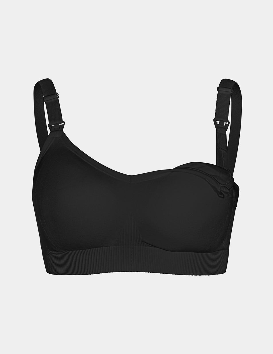 Black Knix BlissFit™ Leakproof Nursing Bras | QPMFNC-068