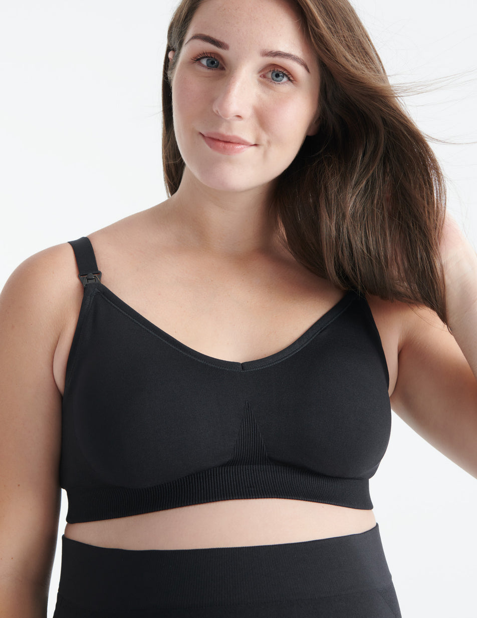 Black Knix BlissFit™ Leakproof Nursing Bras | QPMFNC-068