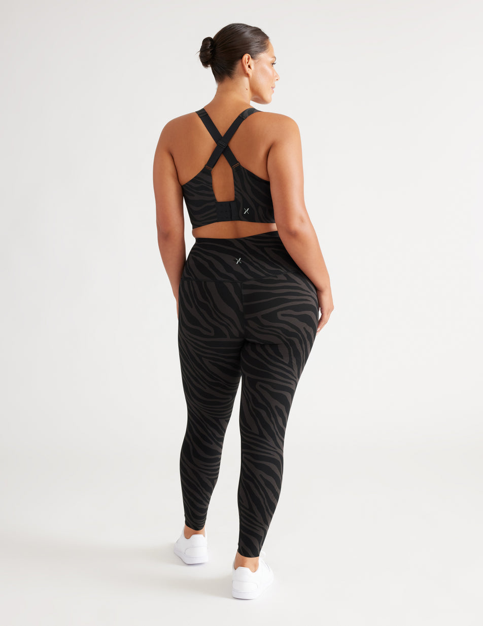 Black Knix Catalyst Front Zip Sports Bras | KZIGYL-342