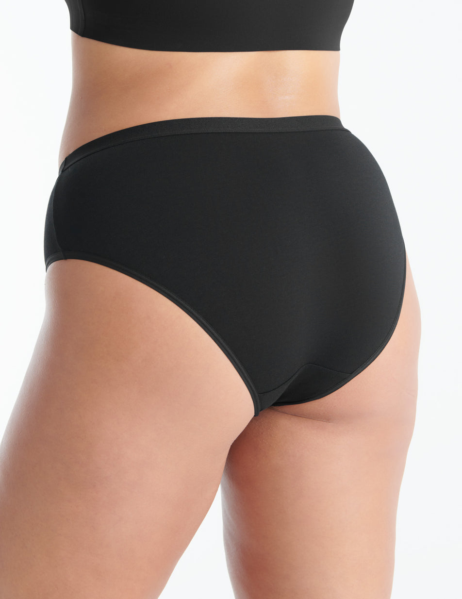 Black Knix Essential Cotton Modal Bikini Bottoms | LKUTYQ-105