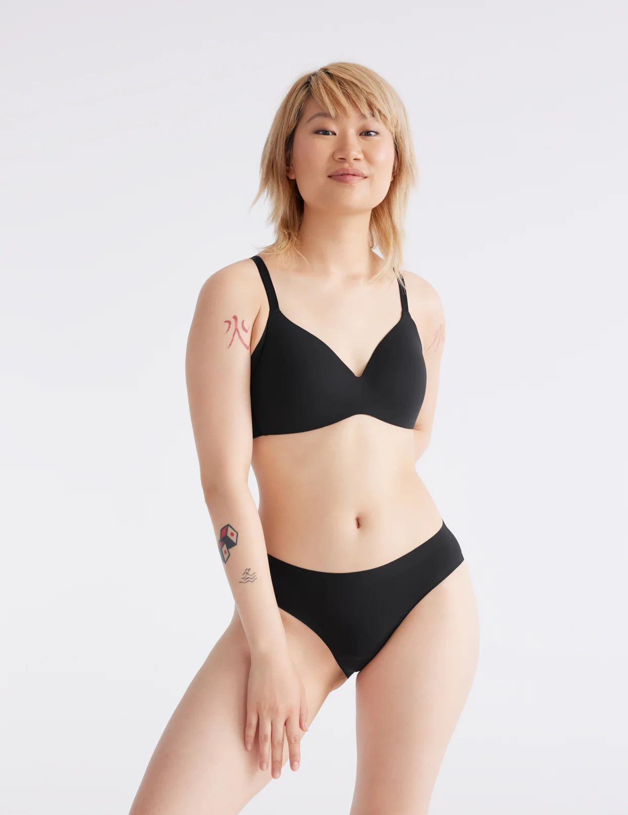 Black Knix Essential No-Show Bikini Bottoms | ORVUCA-871