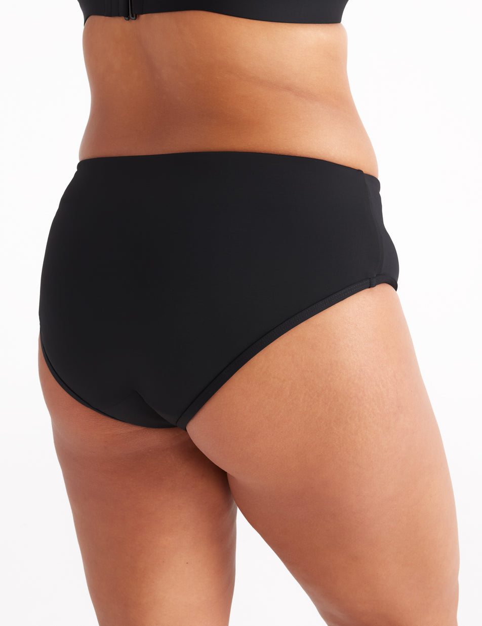 Black Knix Full Coverage Bikini Swim Bottoms | ZYDGSM-970