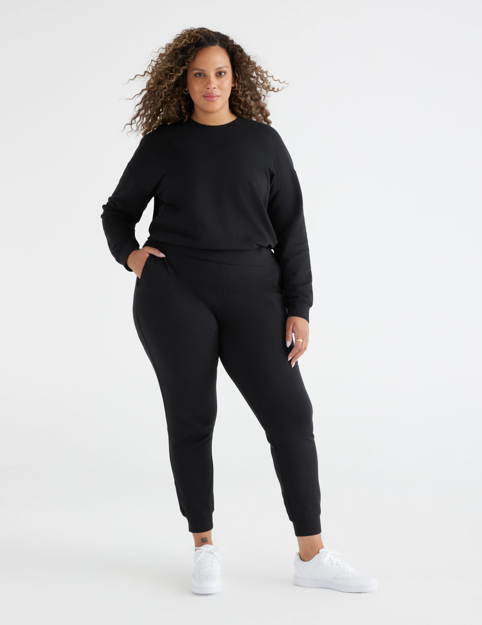 Black Knix Good to Go Lounge Set Sweaters | CGQWIN-851