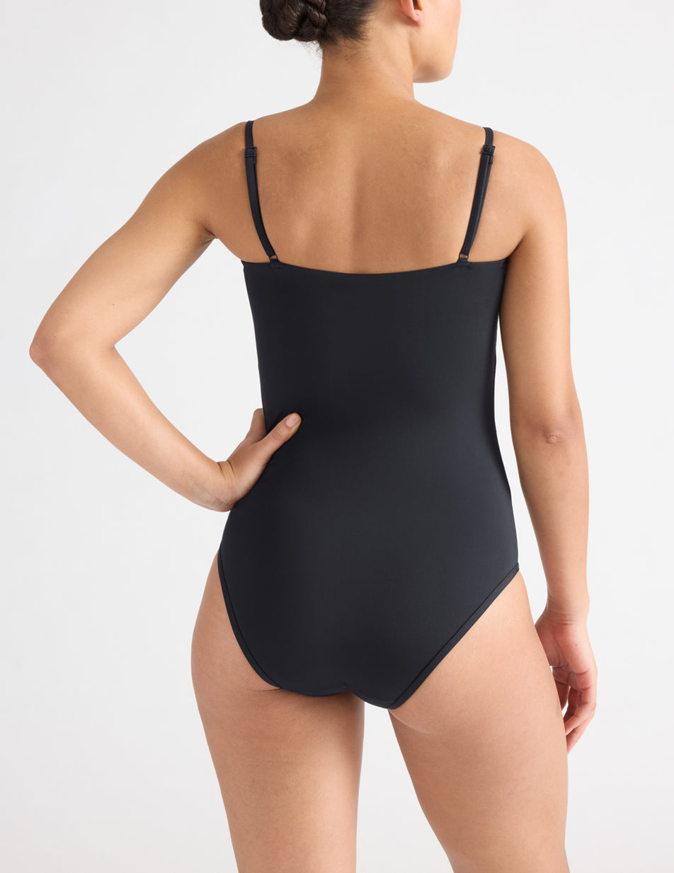 Black Knix Leakproof Classic One Piece Swimsuits | BYZMGL-309