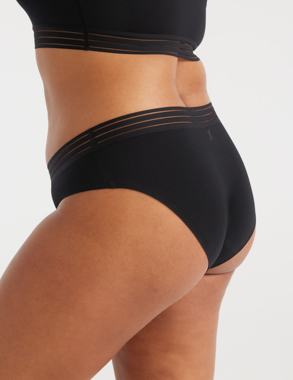 Black Knix Light Leakproof Luxe Modal Bikini Bottoms | SOFYPK-213