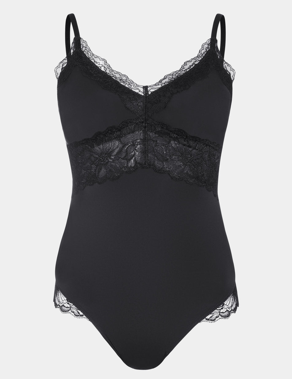 Black Knix Love & Lace Bodysuit | VIKDGZ-426