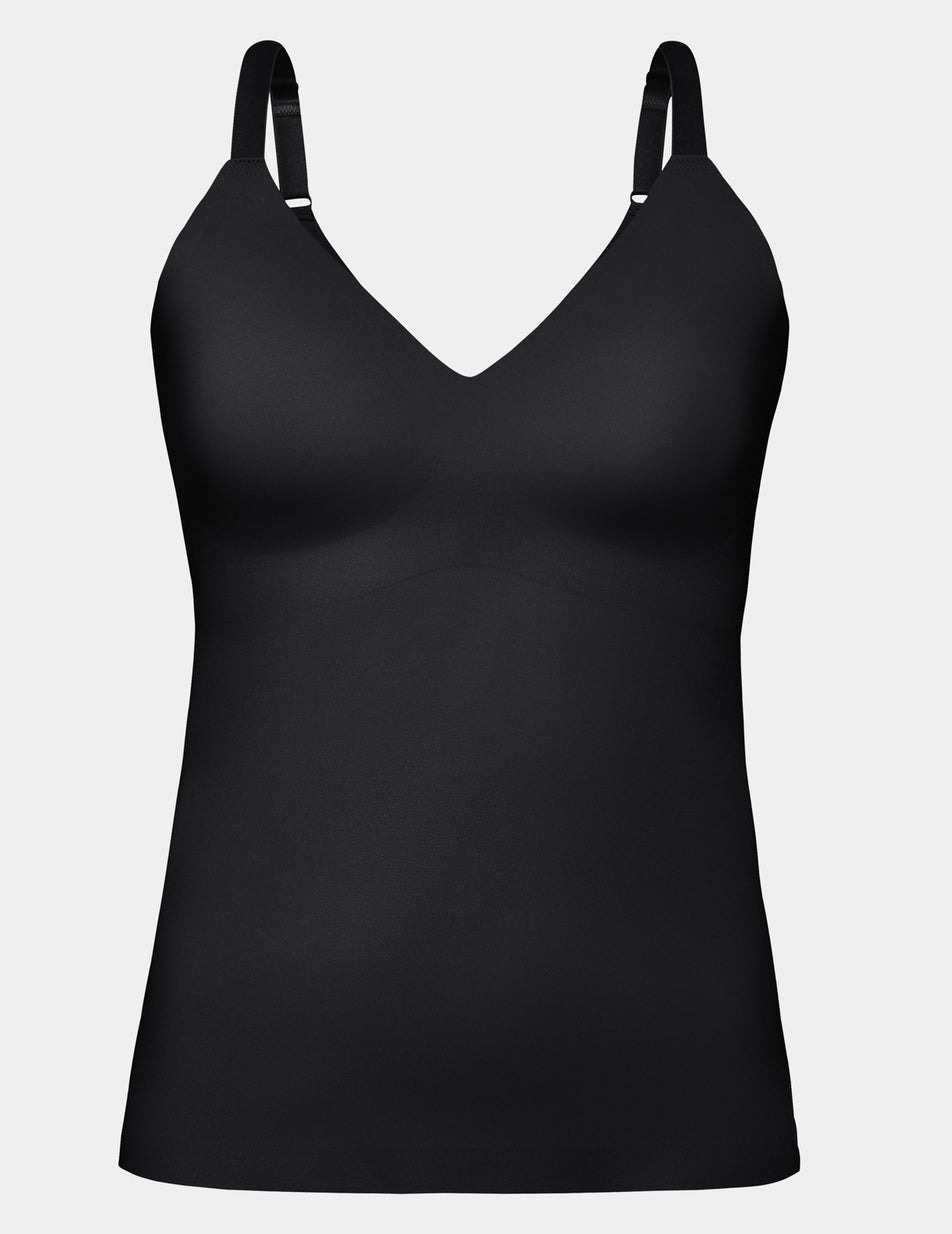 Black Knix LuxeLift V-Neck Tanks | AETLMX-139