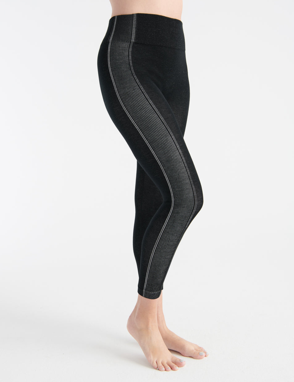 Black Knix Merino SculptWool® Seamless Legging | DOPELQ-128