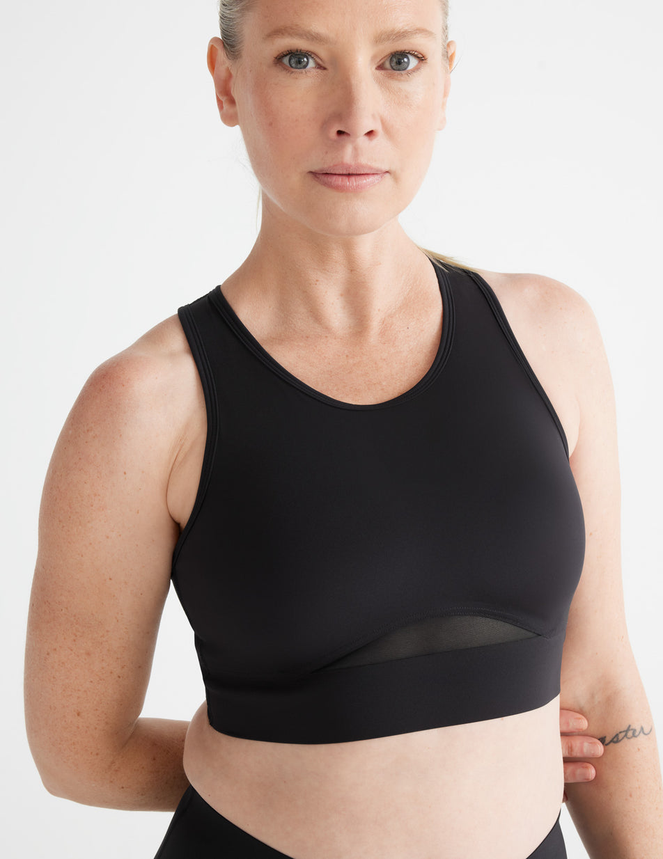 Black Knix Momenta Racerback Sports Bras | SRUJLA-712