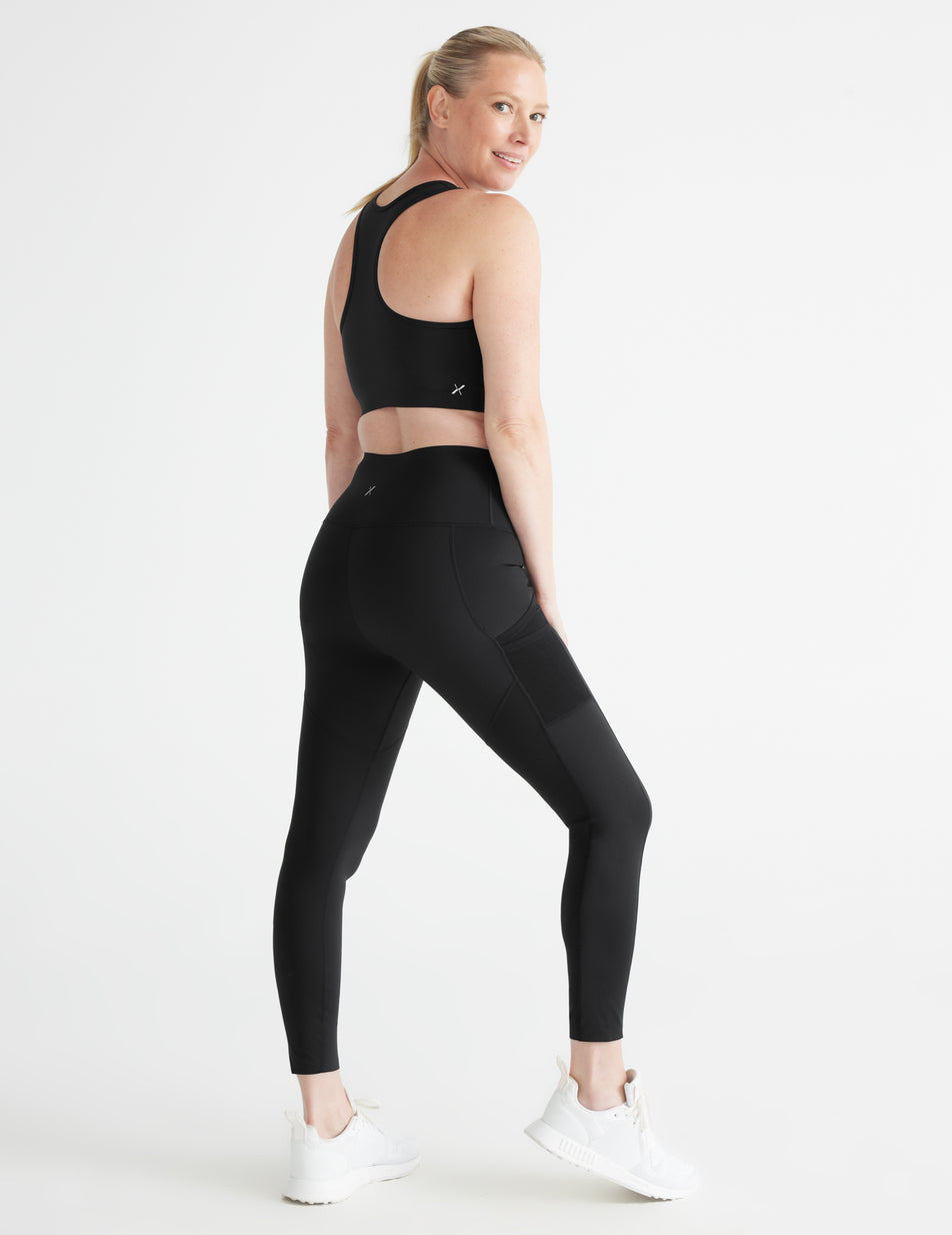 Black Knix Momenta Racerback Sports Bras | SRUJLA-712