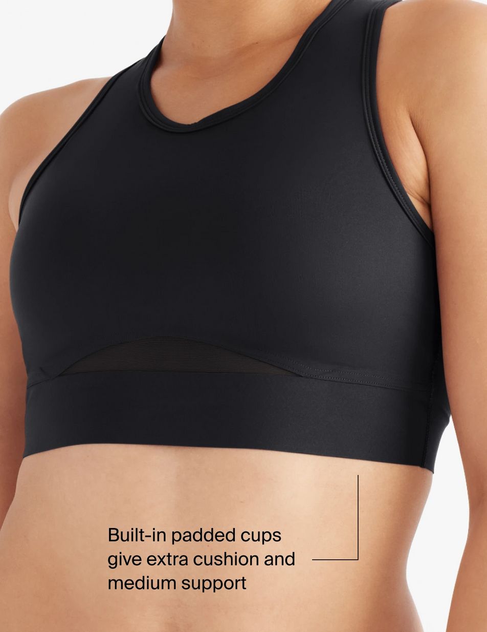 Black Knix Momenta Racerback Sports Bras | SRUJLA-712