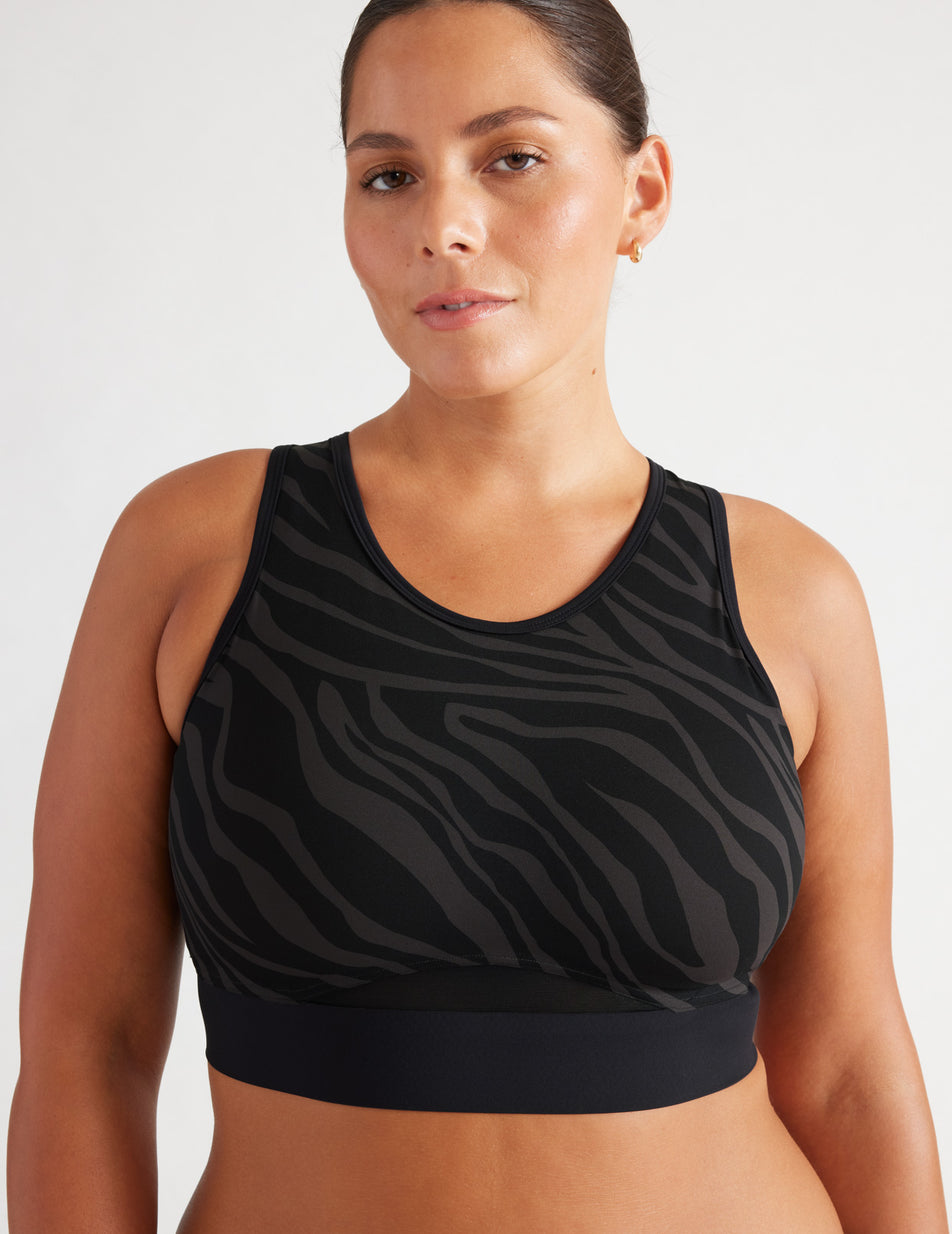 Black Knix Momenta Racerback Sports Bras | VXHKWN-195