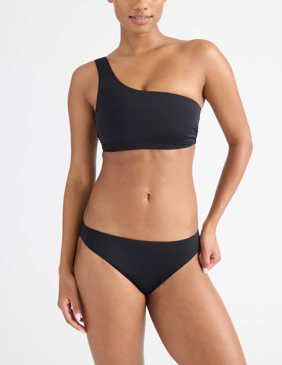 Black Knix One Shoulder Bikini | CRLOWQ-156