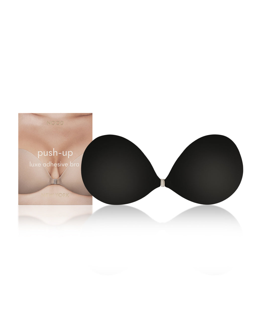 Black Knix Push-Up Luxe Adhesive Reusable Bras | WGDLMN-730