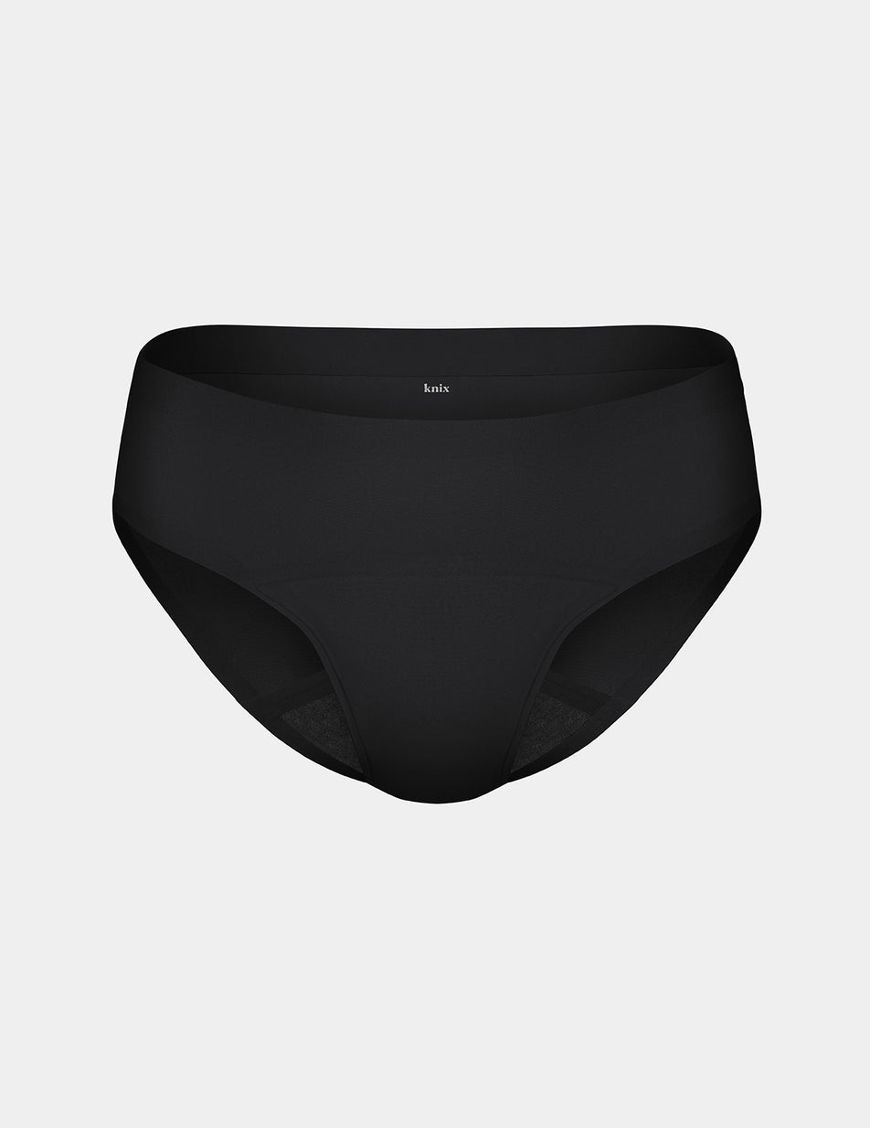 Black Knix Super Leakproof® No-Show Bikini Bottoms | VYMFJR-082