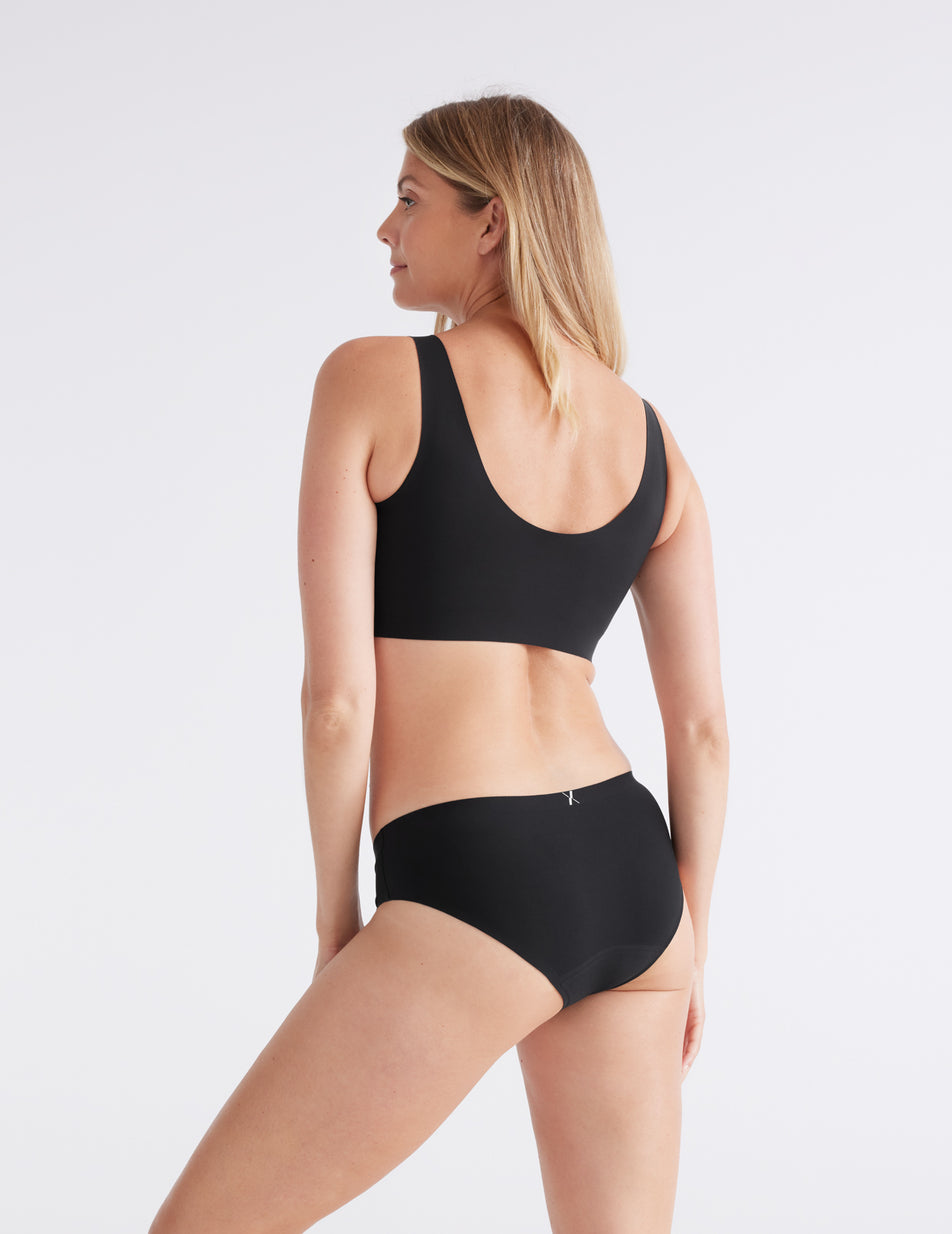 Black Knix Super Leakproof® No-Show Bikini Bottoms | VYMFJR-082