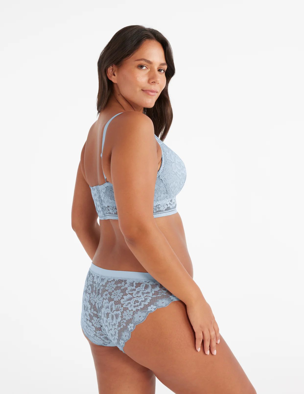 Blue Knix Essential Lace Bikini Bottoms | VHEOZL-184