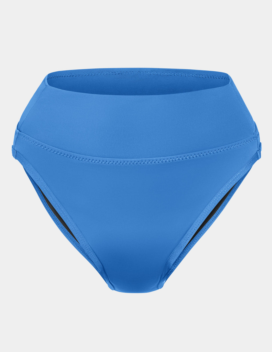 Blue Knix Leakproof Sculpt High Rise High Cut Swim Bottoms | PNAZIQ-372