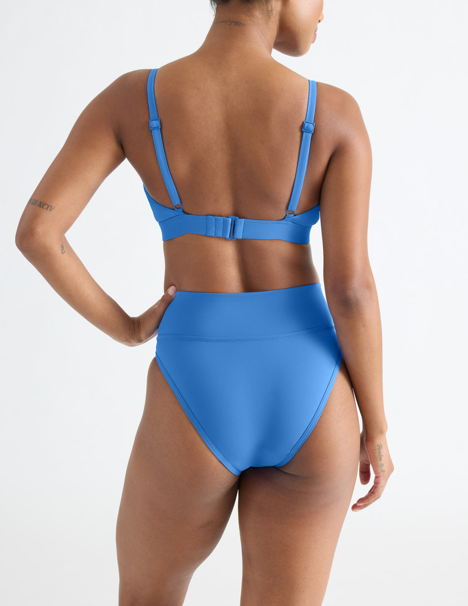 Blue Knix Leakproof Sculpt High Rise High Cut Swim Bottoms | PNAZIQ-372