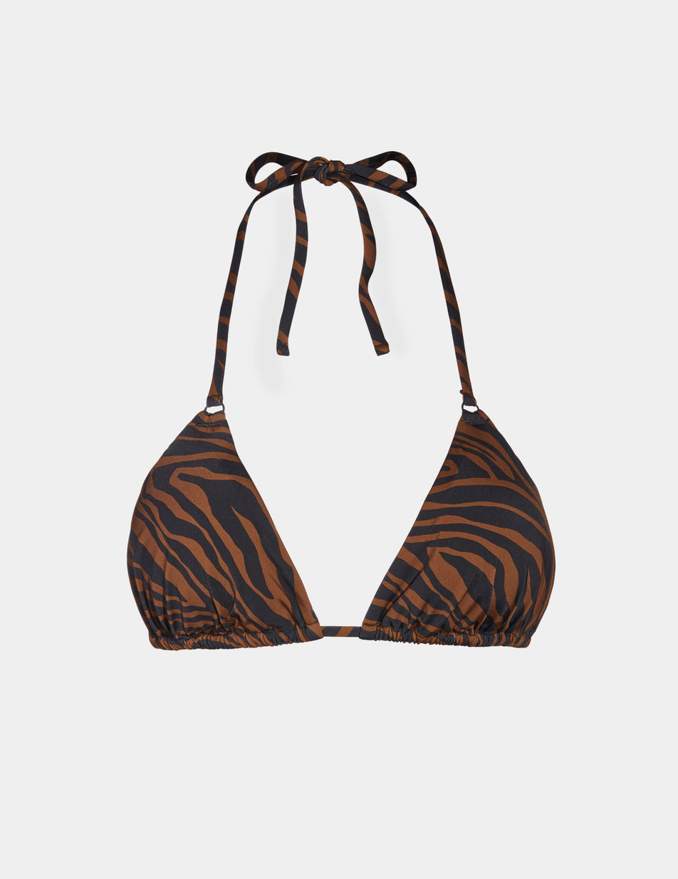 Brown Knix Triangle Bikini | FBVZJY-986