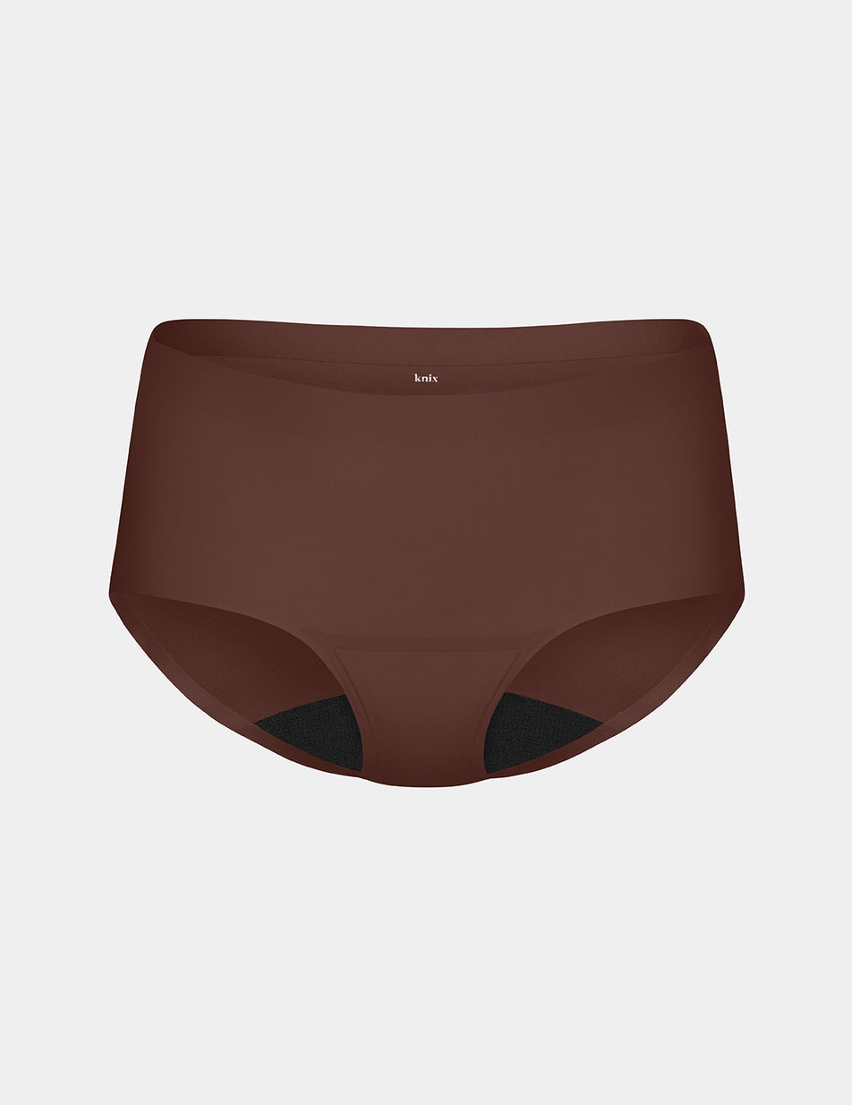 Chocolate Knix Light Leakproof No-Show Underwear | ROKUGF-836