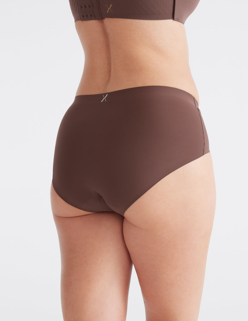 Chocolate Knix Light Leakproof No-Show Underwear | ROKUGF-836