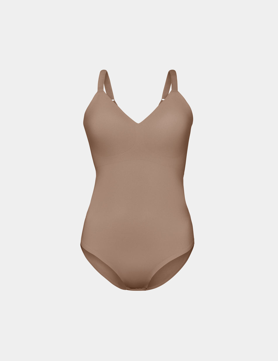 Chocolate Knix LuxeLift Bodysuit | WAXZGQ-714