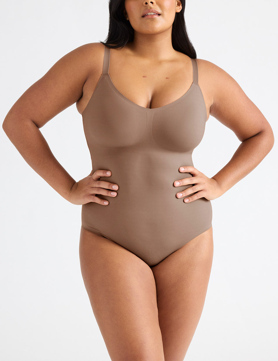 Chocolate Knix LuxeLift Bodysuit | WAXZGQ-714